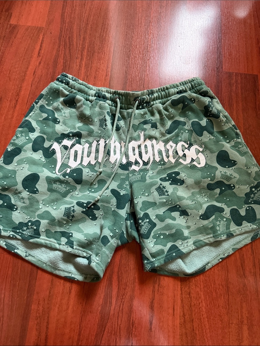 Your Highness mens  Lounge Shorts - Green
